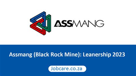 assmang black rock vacancies|Assmang Vacancies 2023 Apply Online .